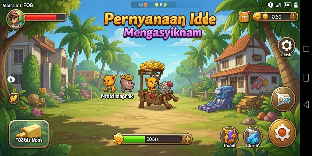 Tampilan gameplay FO8 yang menarik dengan elemen Idle yang mengasyikkan.