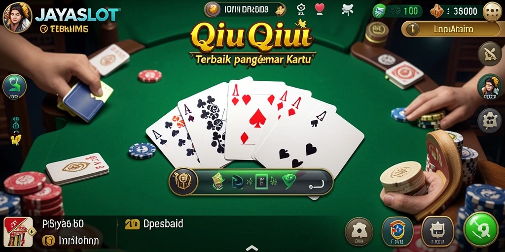Tampilan gameplay QiuQiu yang penuh aksi.