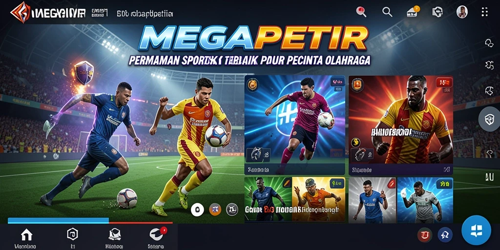Tampilan menarik dari gameplay MEGAPETIR di dunia Sportsbook.