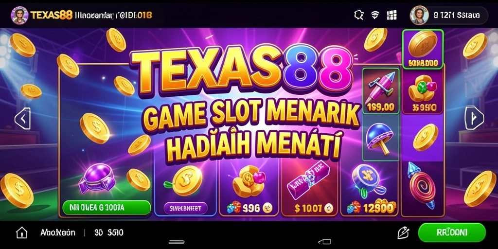Gameplay yang seru dan adiktif di TEXAS88