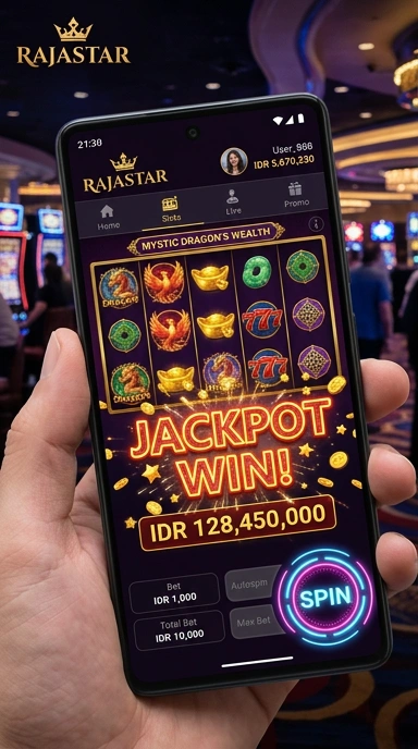 Proses unduh yang cepat dan mudah di aplikasi rajastar.